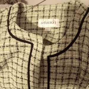 Studio I Green and Black Blazer